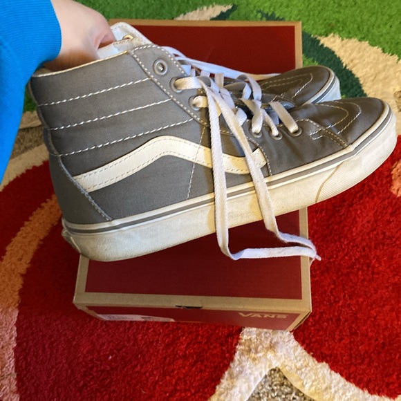Grey vans high top women’s 8 - Picture 3 of 5